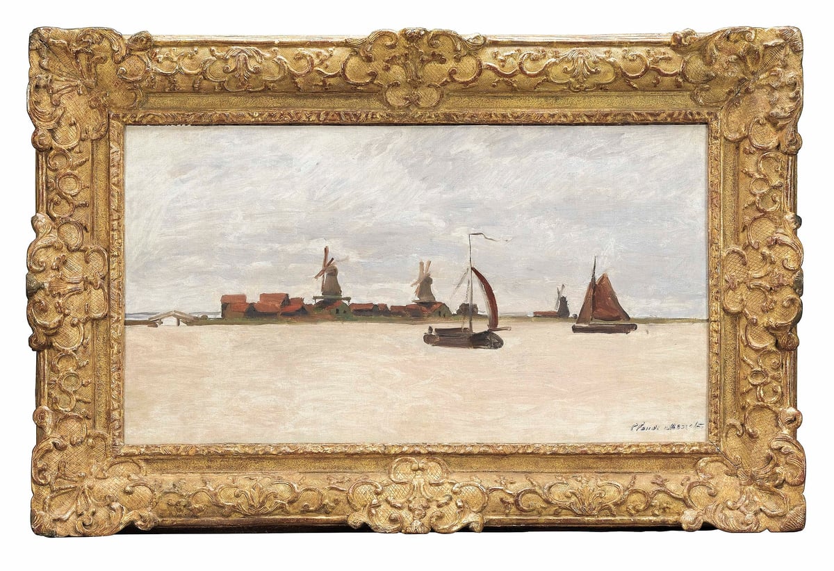 Thieves Fail Heist Zaans Museum Netherlands Monet De Voorzaan en de Westerhem 1871