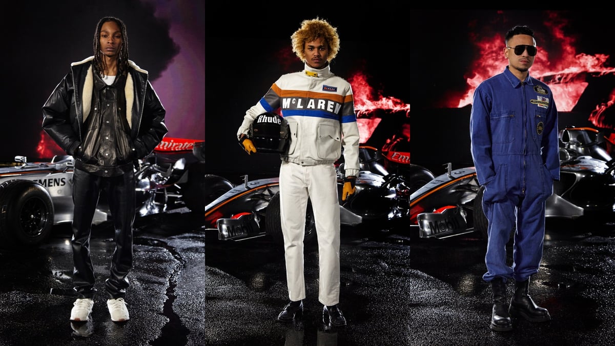 RHUDE Teams Up With McLaren In A Collection Celebrating F1 Steez
