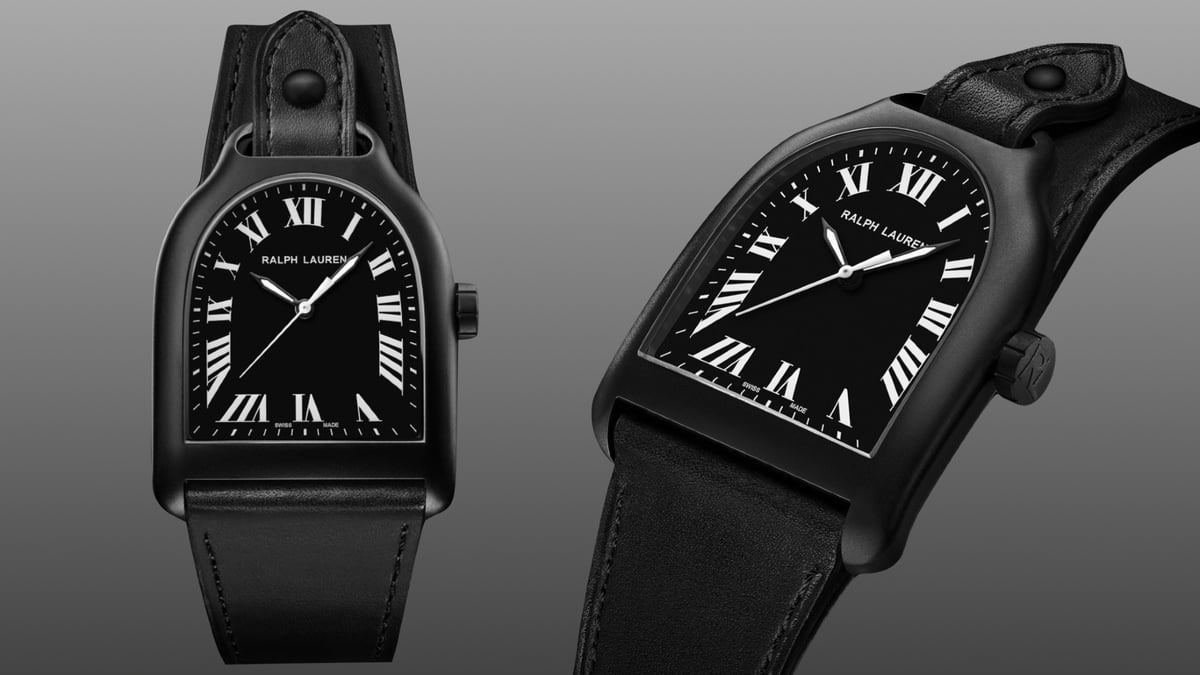 Ride Or Die With Ralph Lauren’s Murdered-Out Stirrup Watch