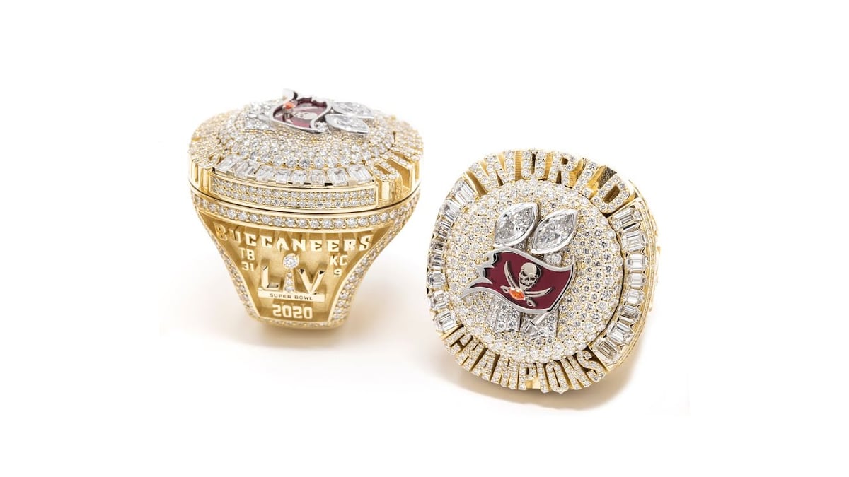 A Breakdown Of Every Single Diamond In The Tampa Bay Buccaneers Super Bowl LV Ring