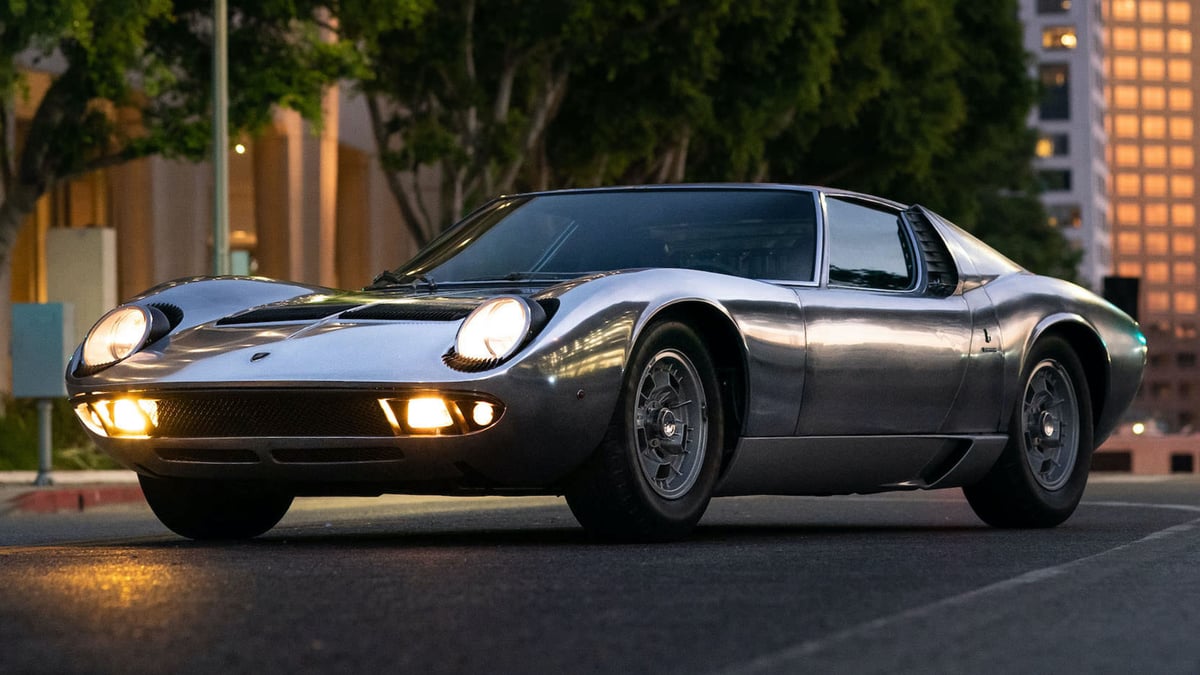 bare metal 1971 Lamborghini Miura P400 S RM Sothebys