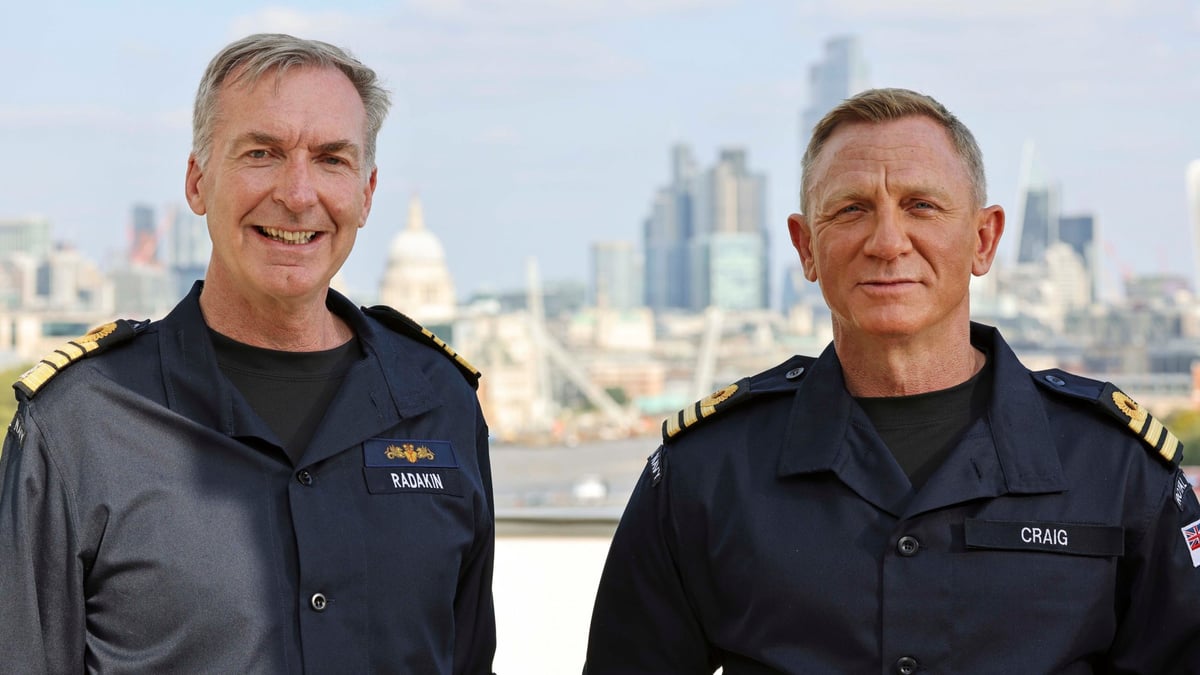 Daniel Craig Honorary Commander British Royal Navy