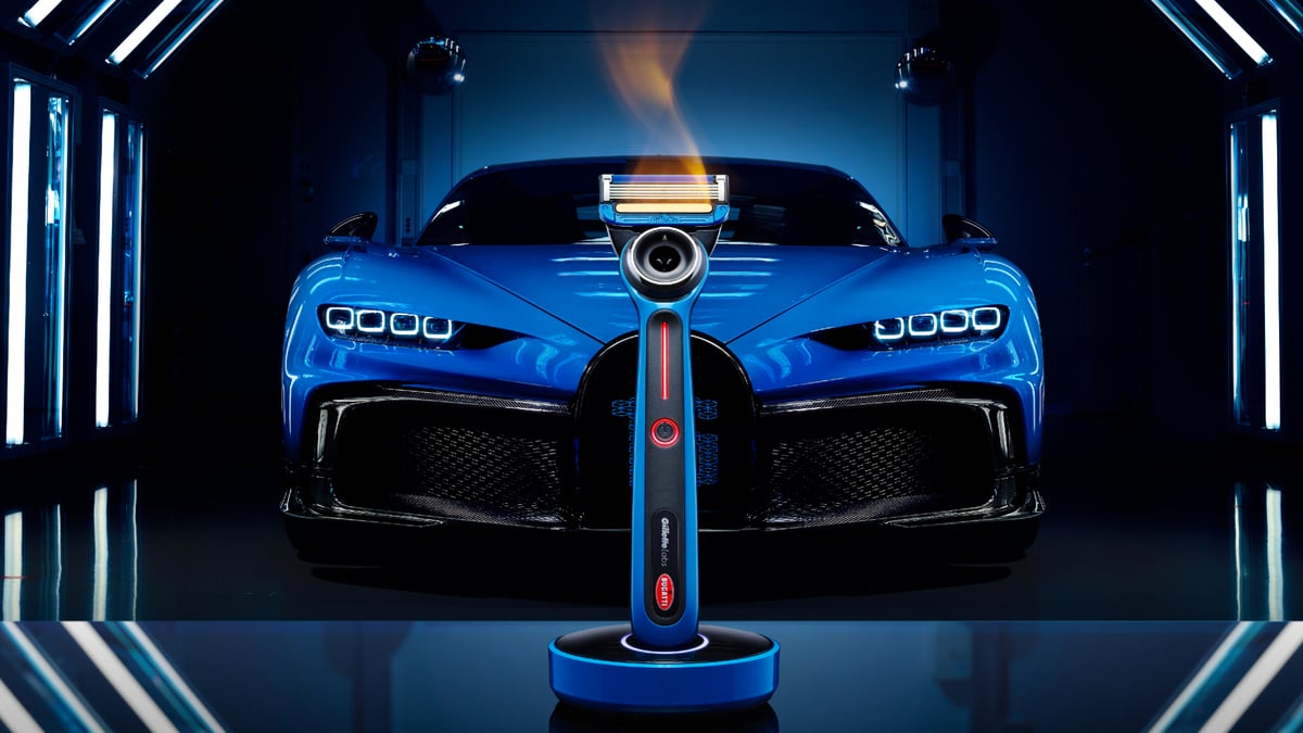 Gillette Bugatti Special Edition Heated Razor