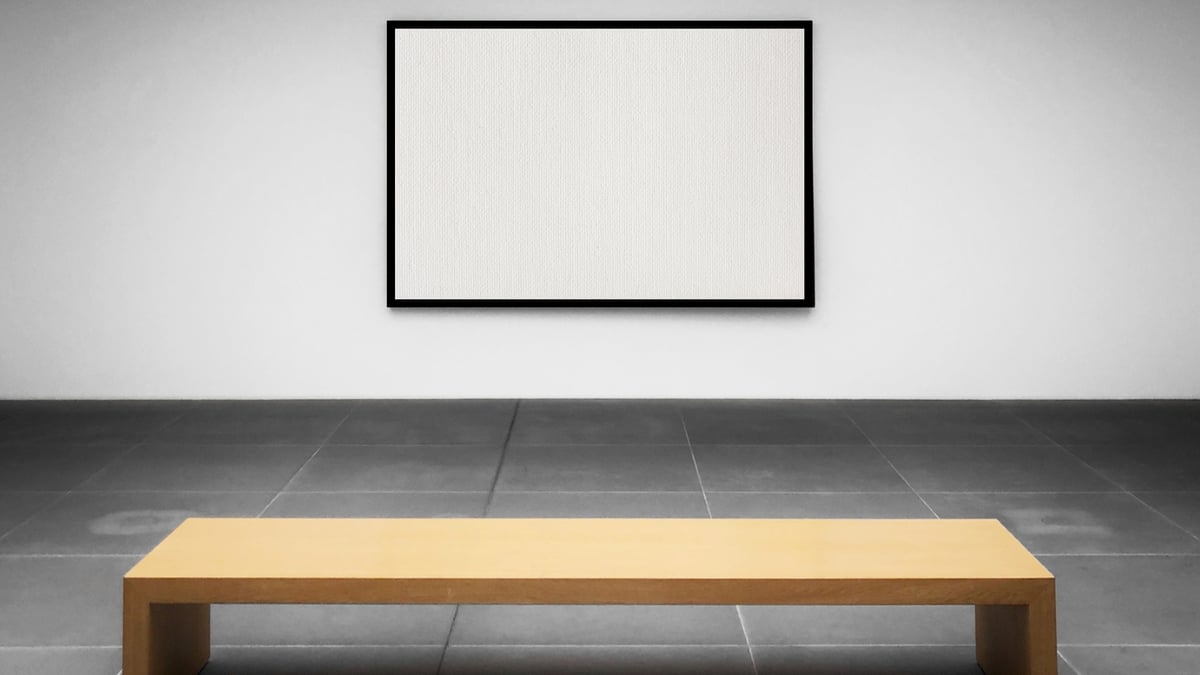Danish Artist Presents Blank Canvas To Museum That Paid Him $116,000