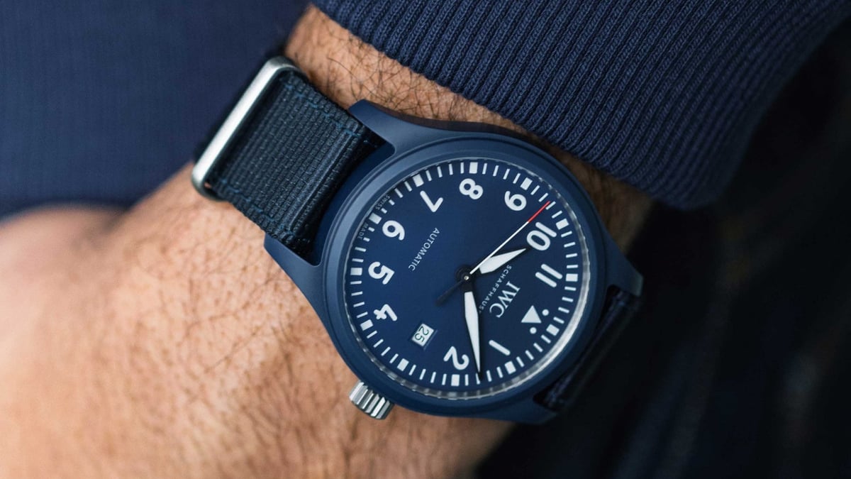 IWC Drops Blue Ceramic Pilot’s Watch For A Good Cause
