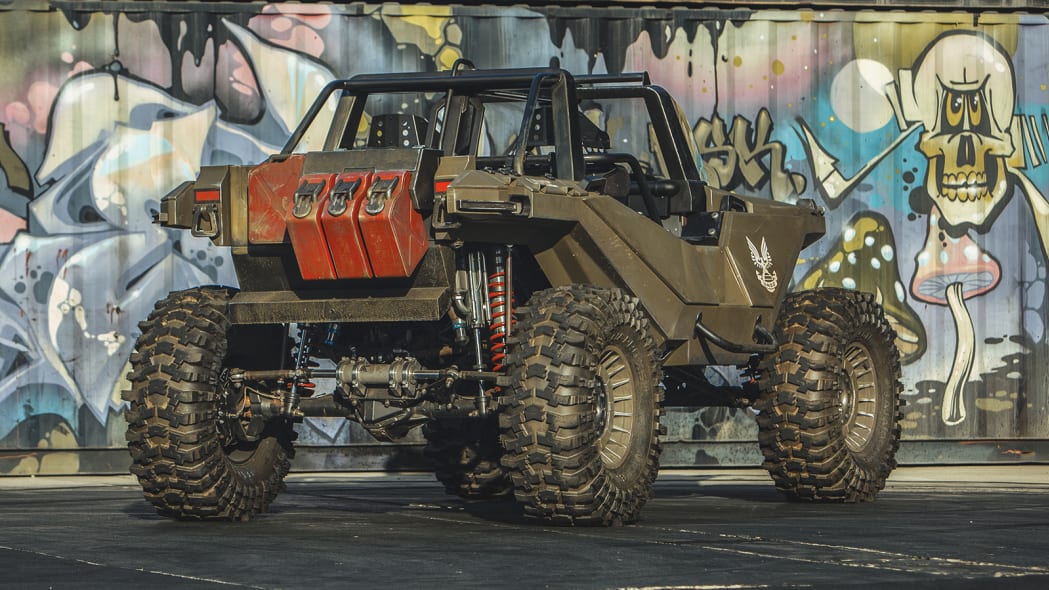 Ken Block Hoonigan Industries Halo Infinite Real-Life Warthog M12 assault vehicle