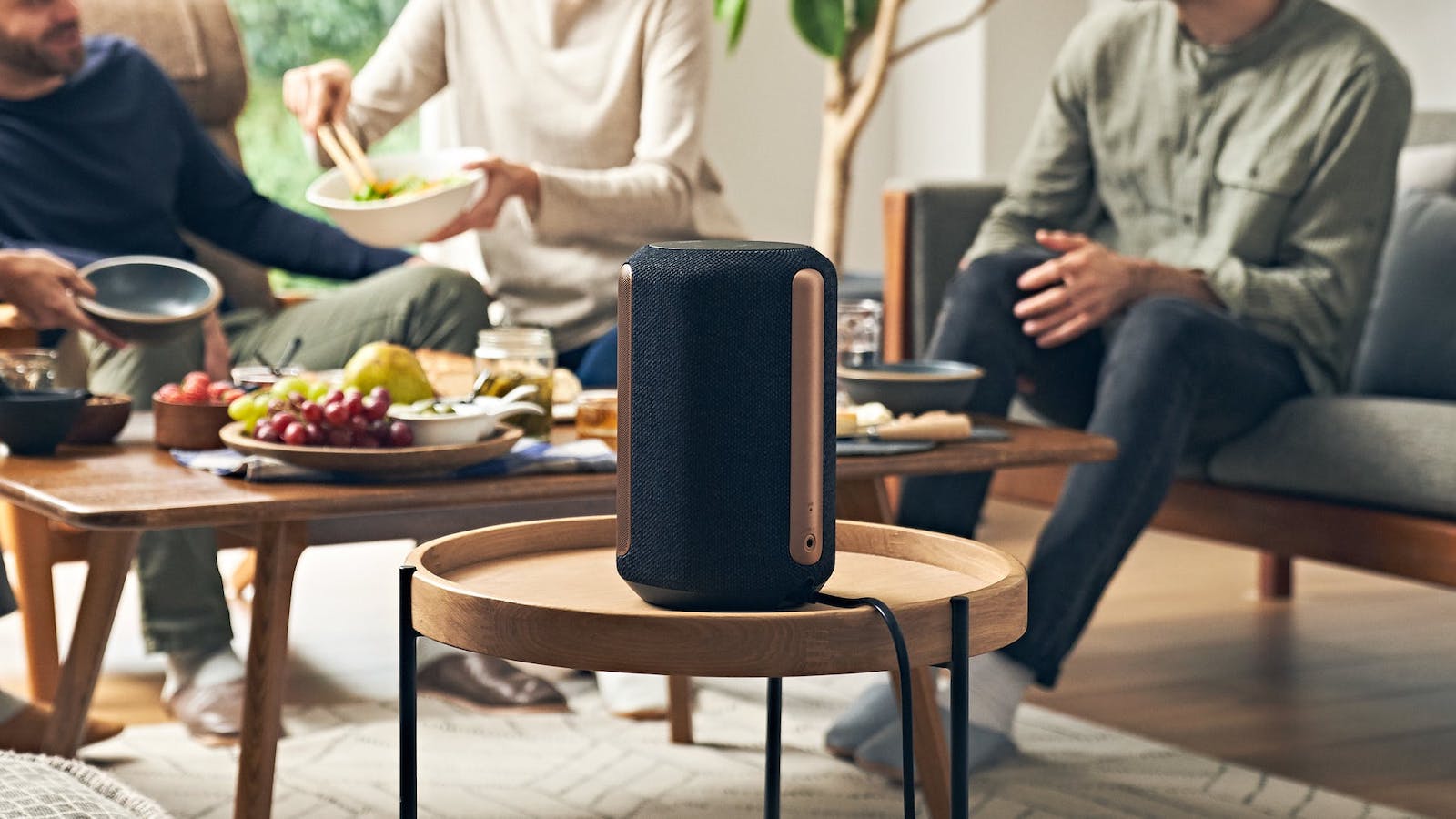 The Sony SRS RA3000 comes with an incredible design that looks beautiful in the home