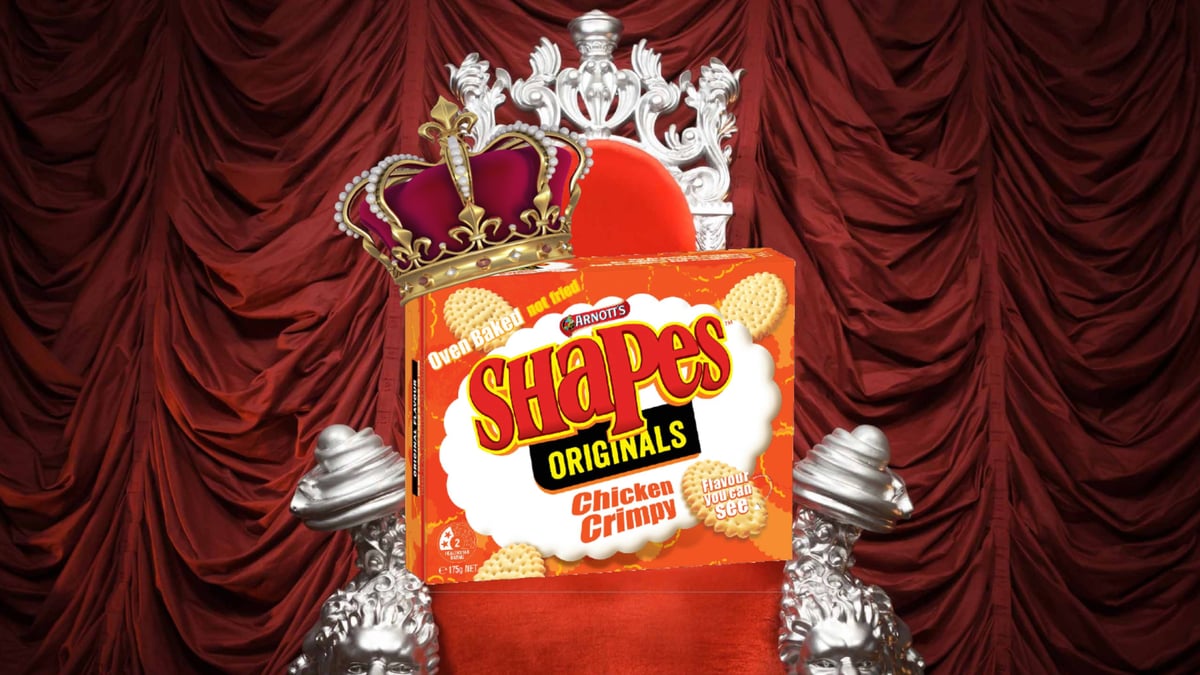 Chicken Crimpy Voted Best Arnotts Shape Flavour