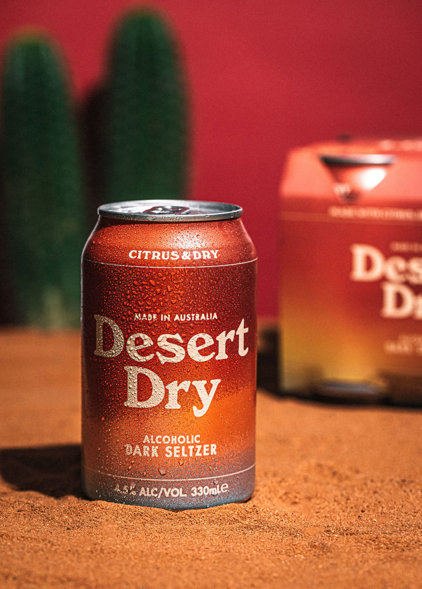 Desert Dry Dark Seltzer