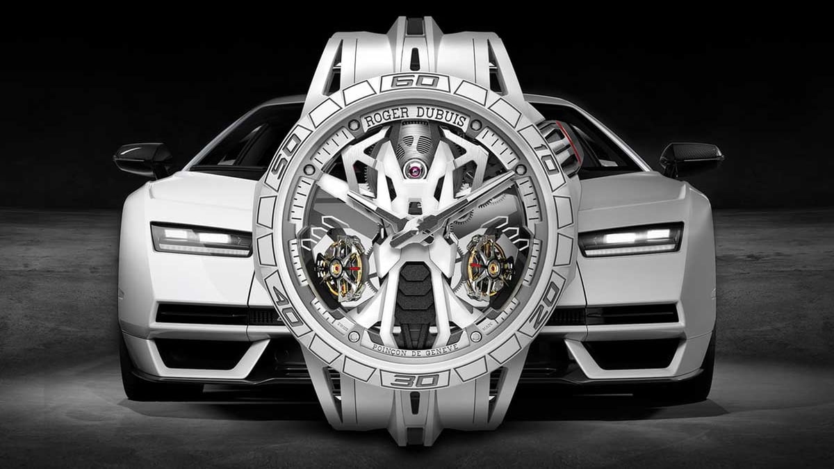 The Roger Dubuis Excalibur Spider Countach Is A Lambo For Your Wrist