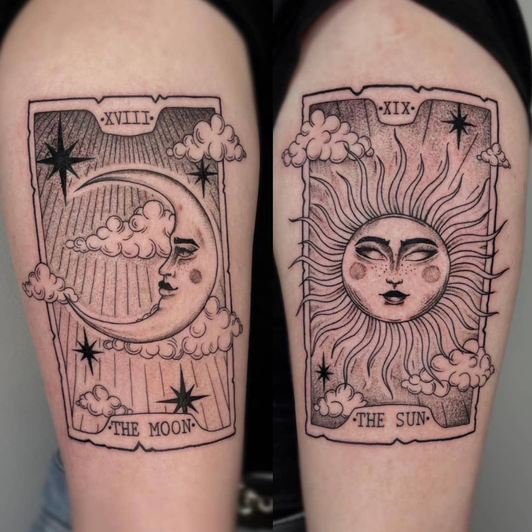 sun tattoo