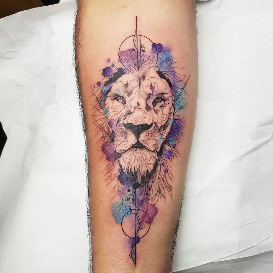 watercolour tattoo - tattoo ideas for men in 2021