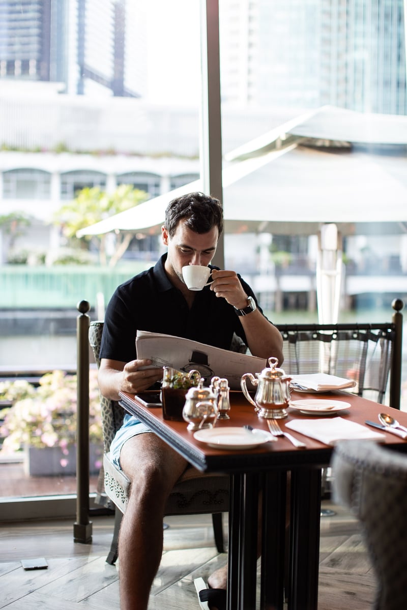 Fullerton Bay Breakfast