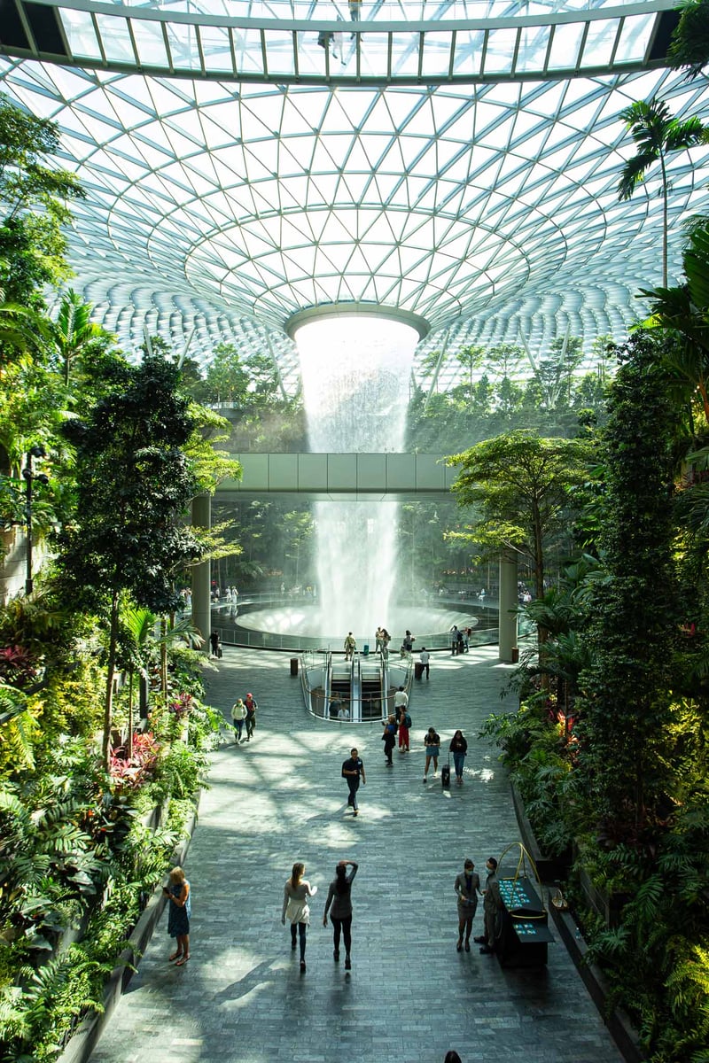 Changi Airport Jewel Fountain