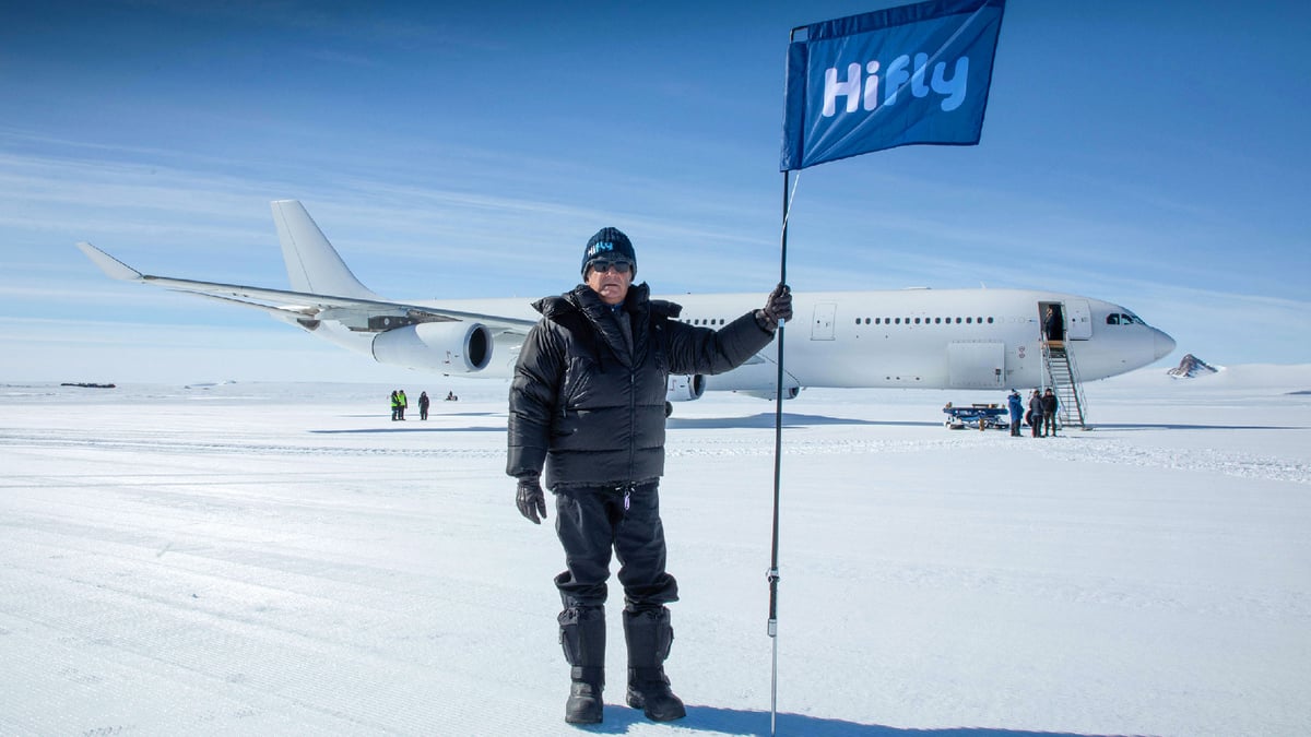 Airbus A340 Antarctica