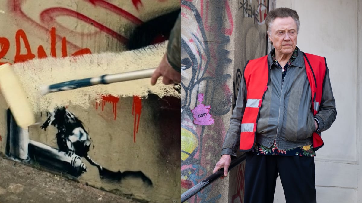 Christopher Walken Banksy Painting BBC The Outlaws