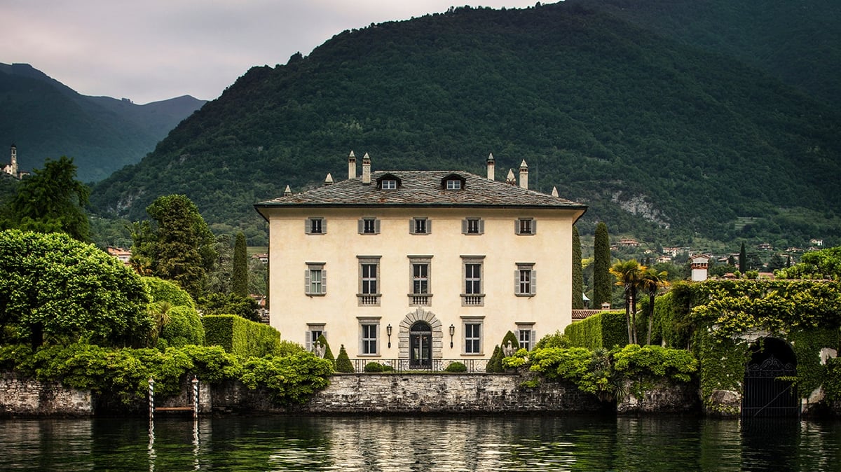 House of Gucci Villa Balbiano Lake Como