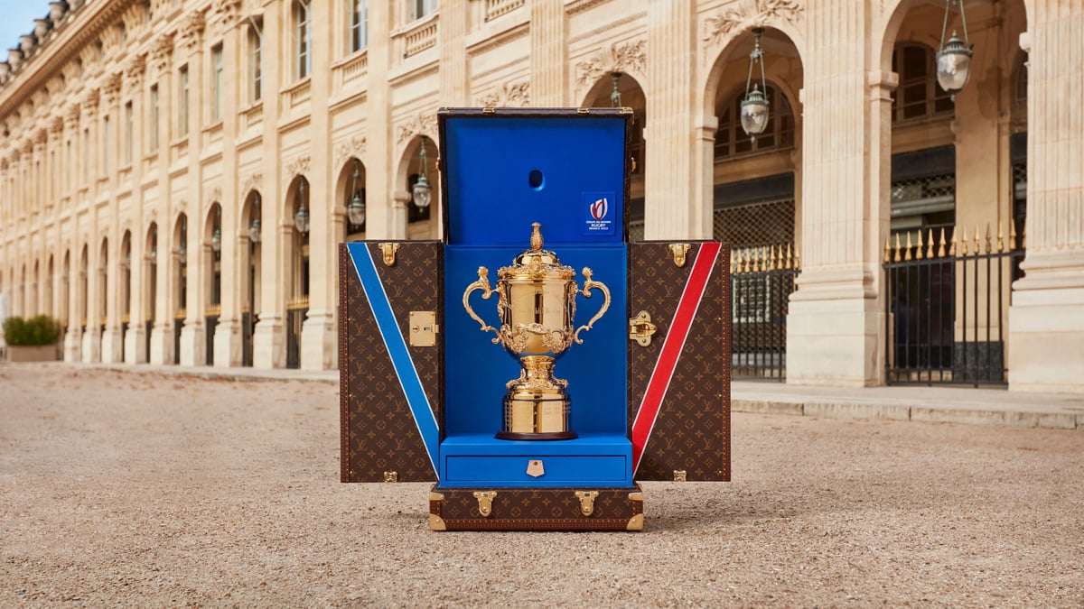The Rugby World Cup Trophy Will Arrive In A Custom Louis Vuitton Case