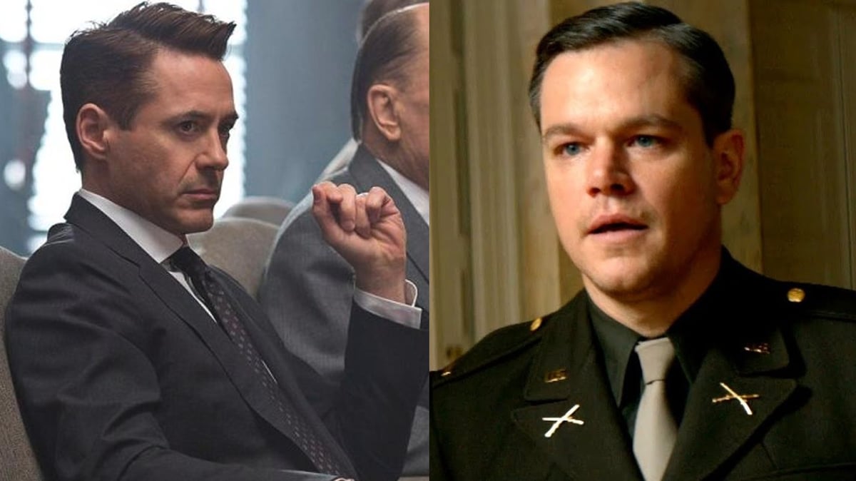 Oppenheimer Cast Welcomes Robert Downey Jr Matt Damon