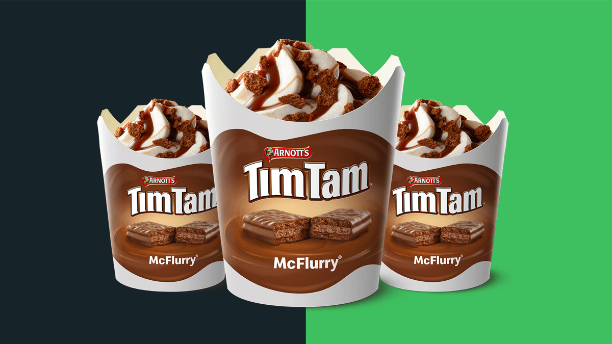 A Tim Tam McFlurry Just Dropped Exclusively On Uber Eats