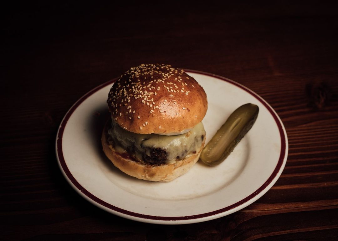 Hubert's Normandy burger is one of the best in Sydney