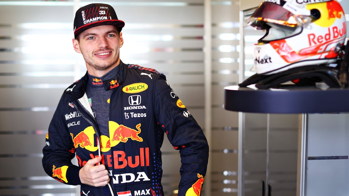 Formula 1 World Champion Max Verstappen Racing Number One Red Bull
