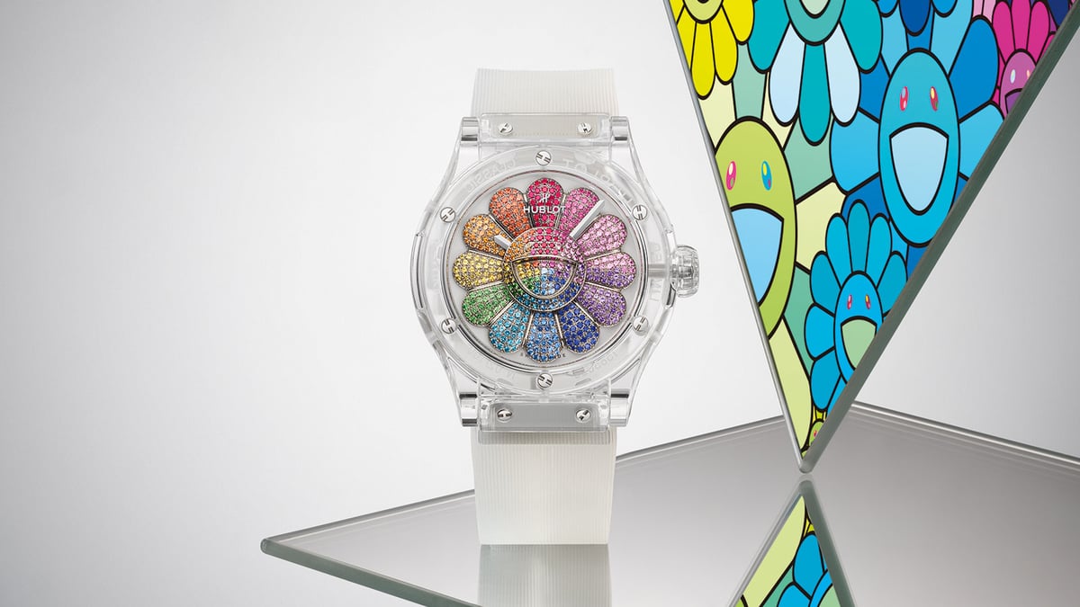 The Hublot x Takashi Murakami Sapphire Rainbow Will Put A Smile On Your Dial