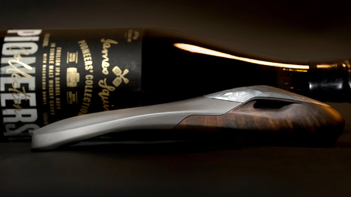 Crack Your Next Denzel Frothington With This $30K Damascus Steel Bottle Opener