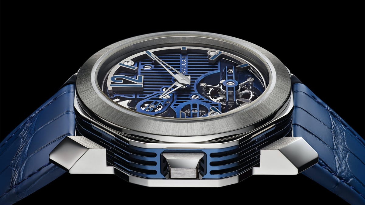 The Bulgari Octo Roma Blue Carillon Tourbillon Hits The Perfect Note