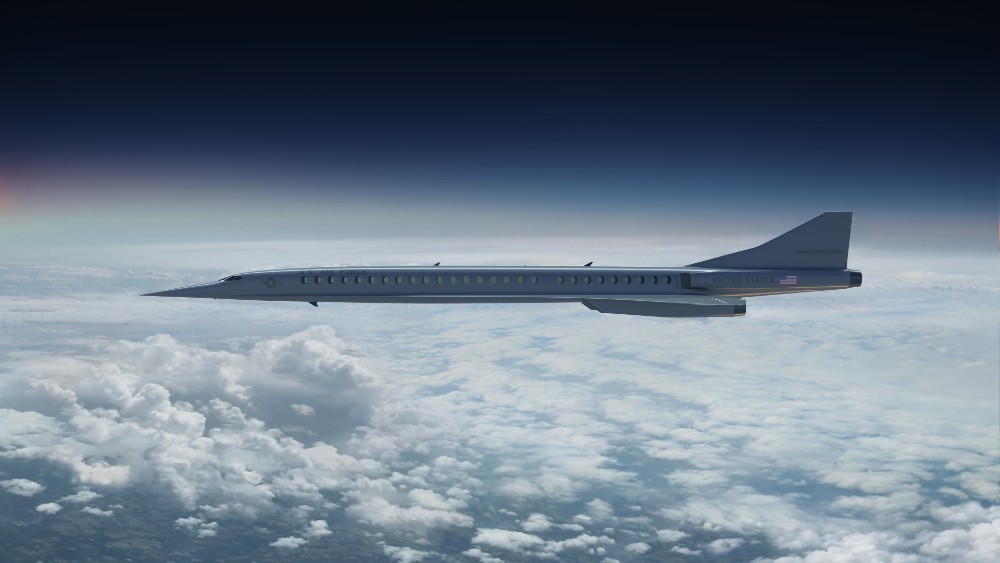 boom supersonic overture jet