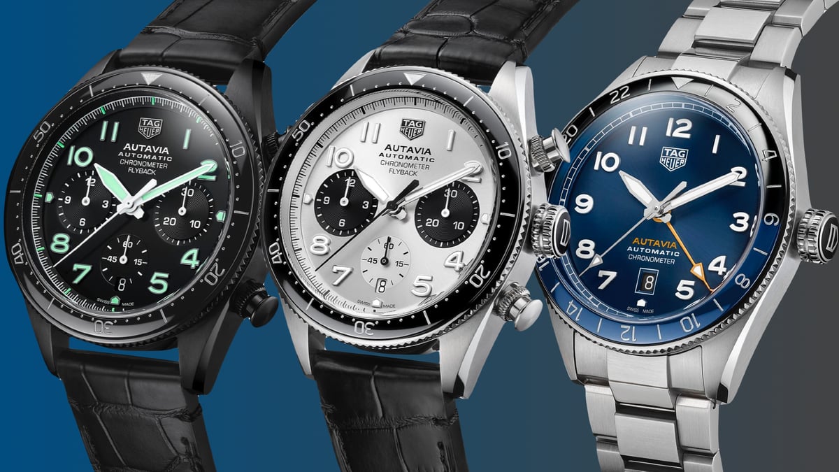 TAG Heuer Celebrates The 60th Anniversary Of The Autavia With A Trio Of Timepieces