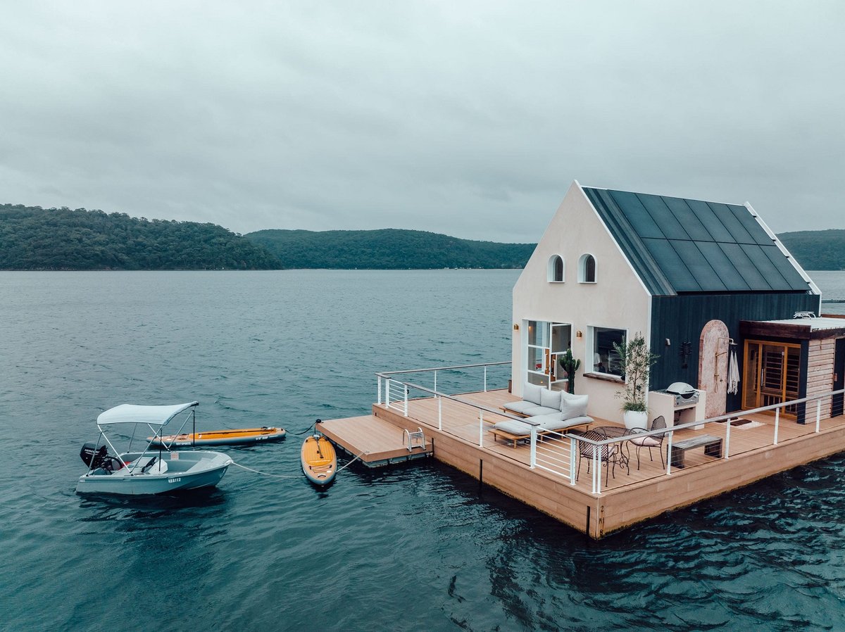 Sydney’s Luxury Floating Villa, Lilypad, Has Been Rebuilt With A Sauna & Wine Cellar