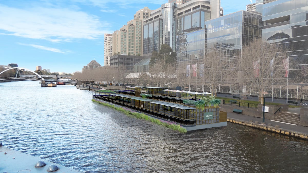 Melbourne Is Getting A New Pontoon Bar & Restaurant On The Yarra