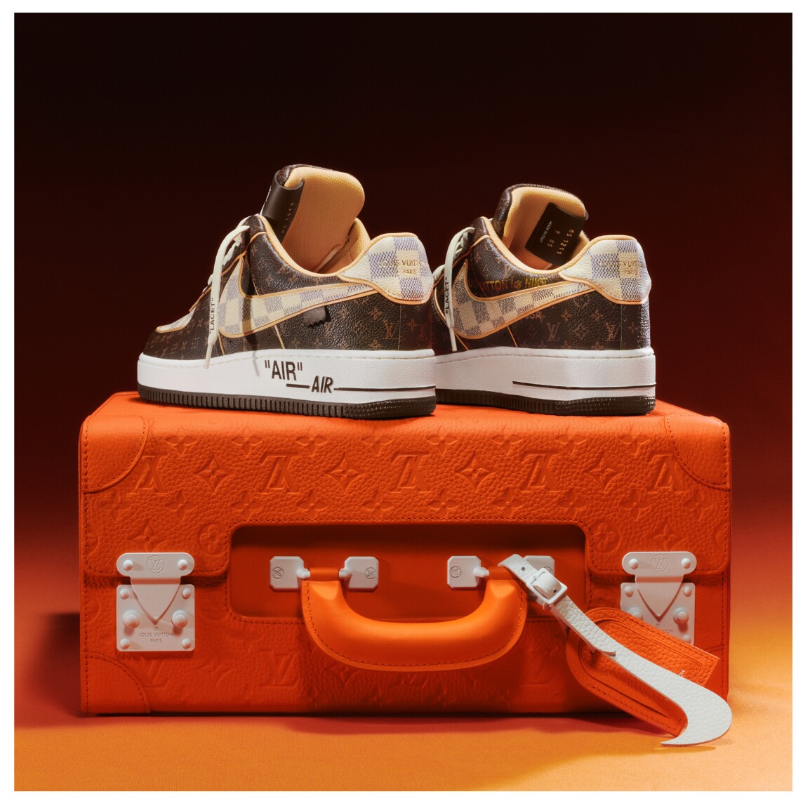 Louis Vuitton x Nike Air Force 1s By Virgil Abloh Sell For $35 Million