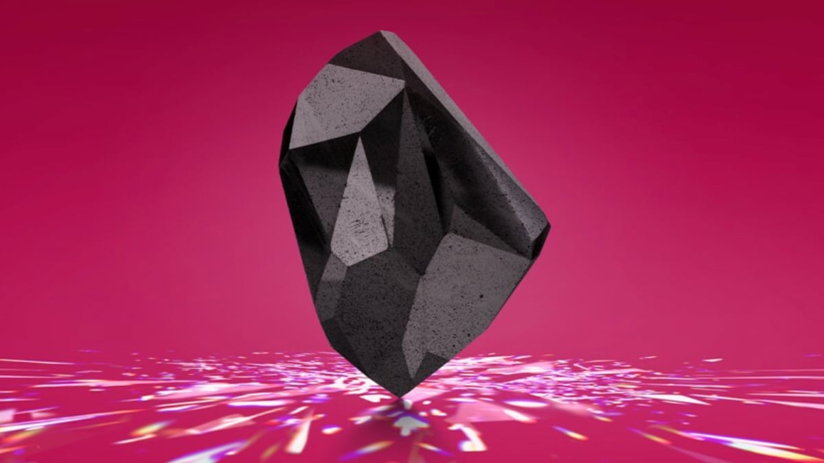 Sotheby’s Is Auctioning A 555 Carat Black Diamond From Outer Space