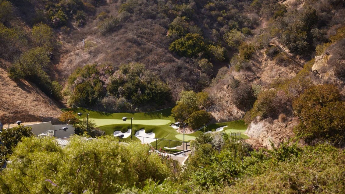 mark wahlberg backyard golf course back nine greens