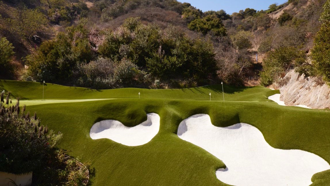 mark wahlberg backyard golf course back nine greens