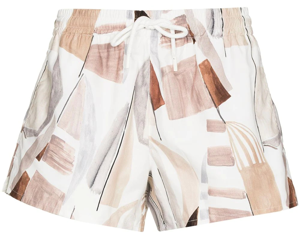 COMMAS Sails abstract print swim shorts