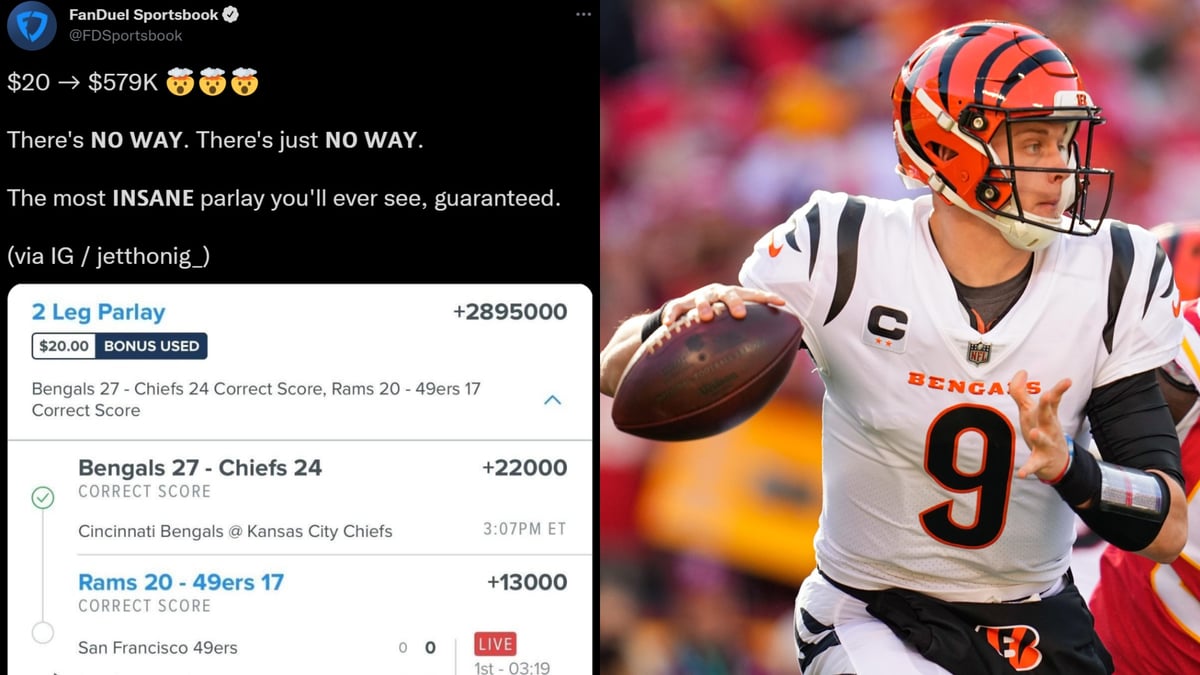 Bloke Turns $20 Into $579,000 By Predicting Final Scores Of NFL Championship Games