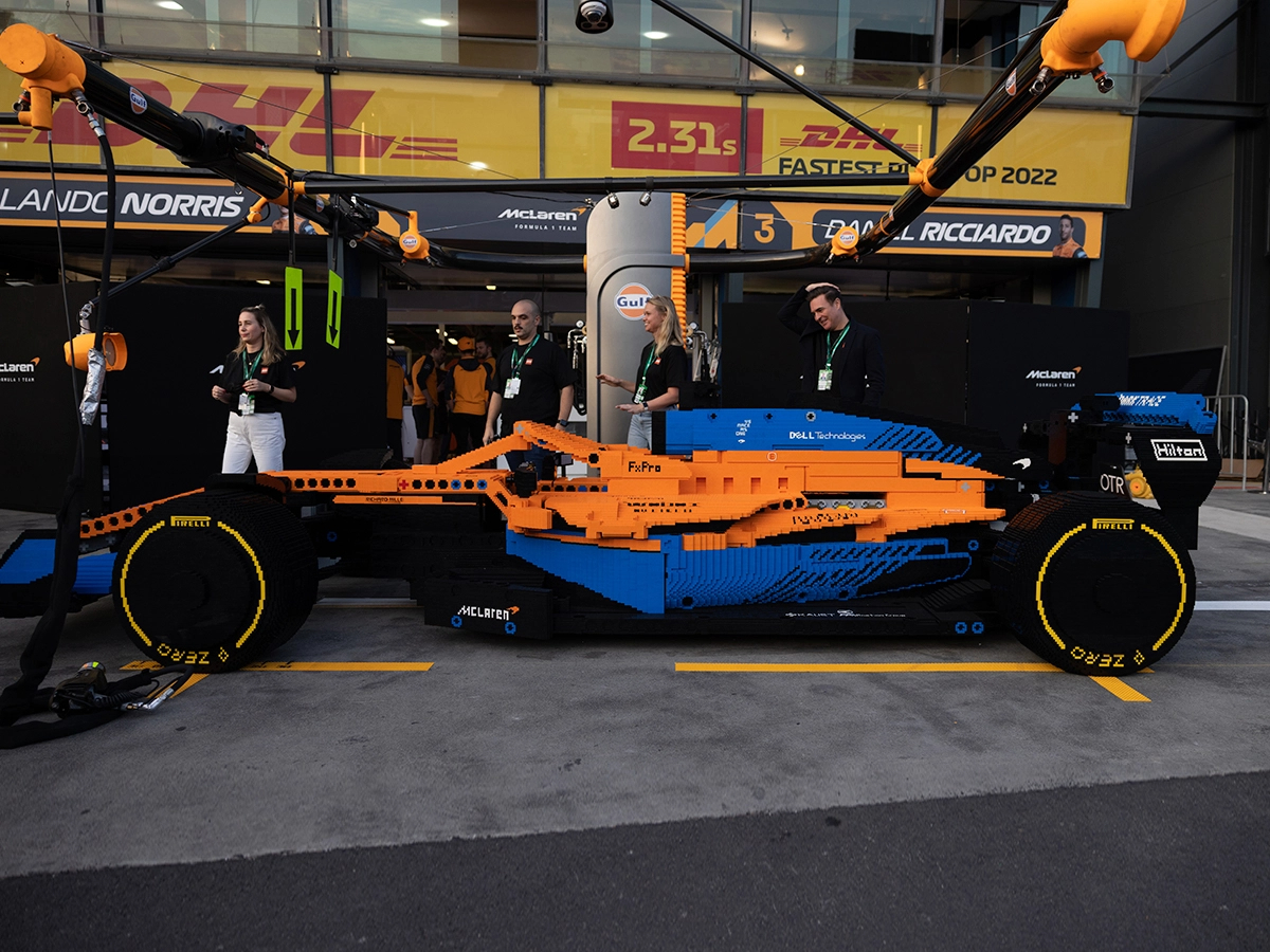 LEGO built a McLaren race car  with 288,315 bricks