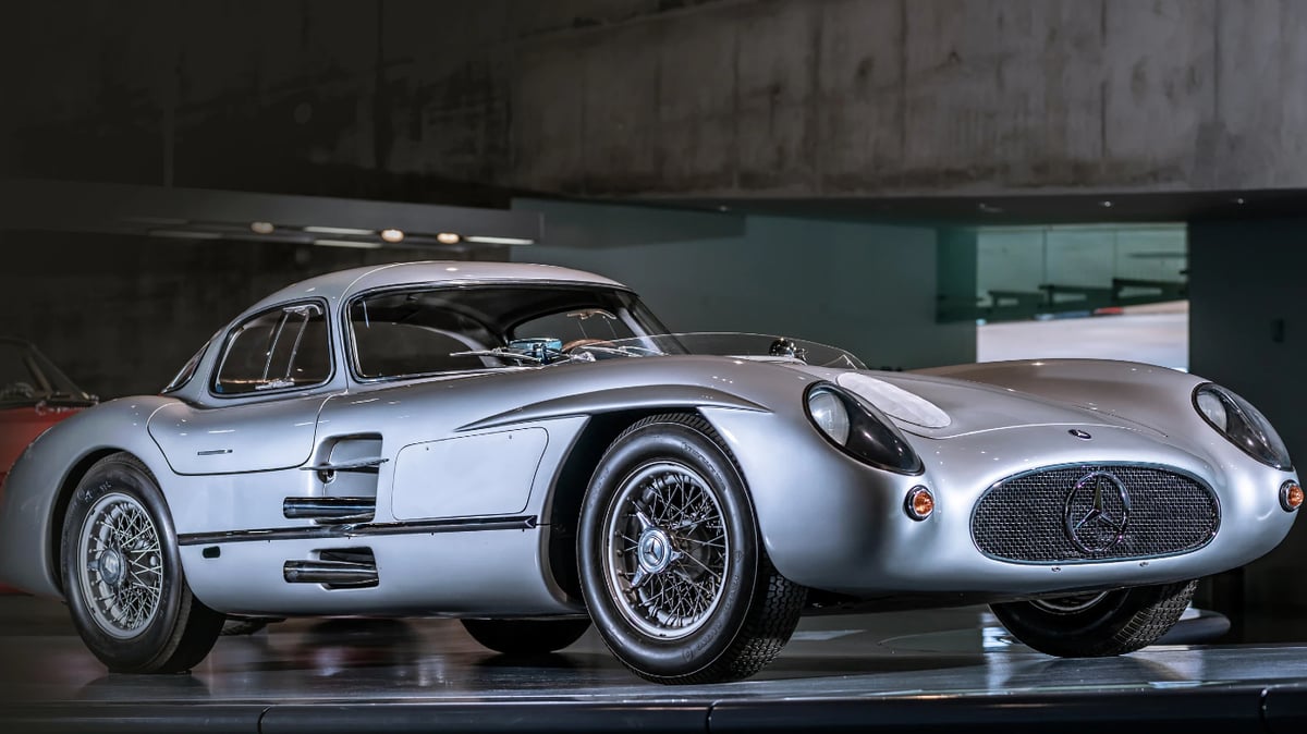 1995 Mercedes-Benz 300 SLR Uhlenhaut Coupe most expensive car in the world