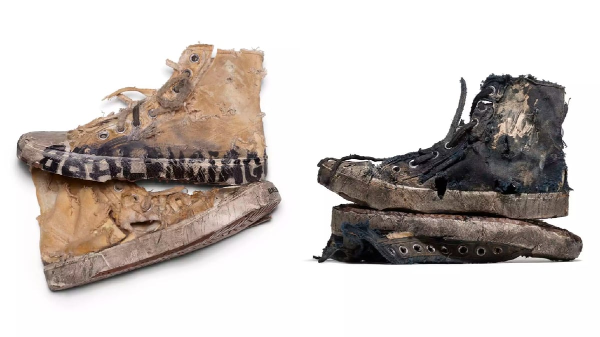 Balenciaga Fished Its Latest Sneakers From A Dumpster & Wants You To Pay $895