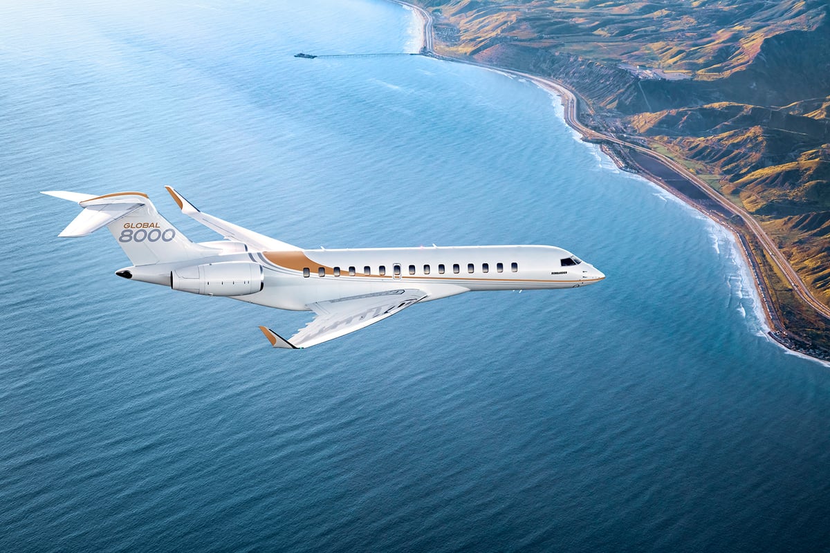 Bombardier Global 8000 - World's Fastest Business Jet Long Range