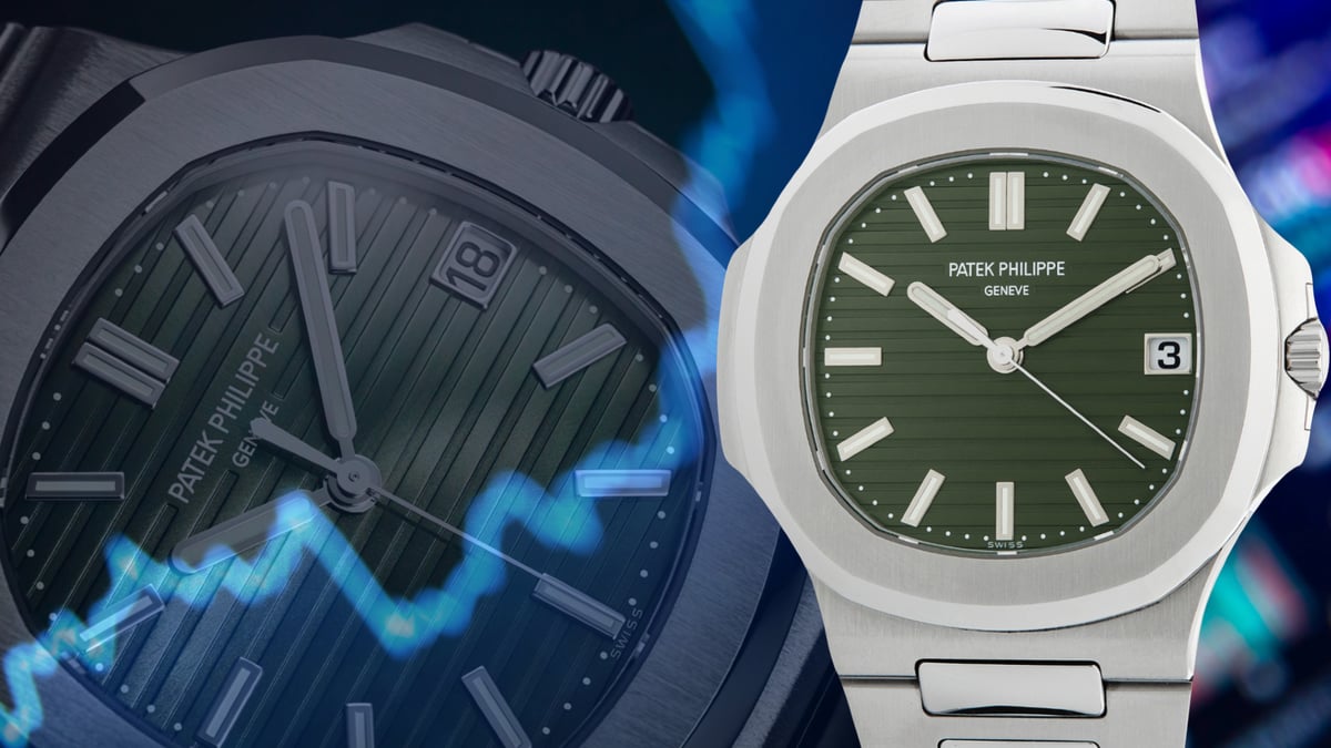 A Green-Dial Patek Philippe Nautilus Just Sold For 1,300% Above Its Retail  Price