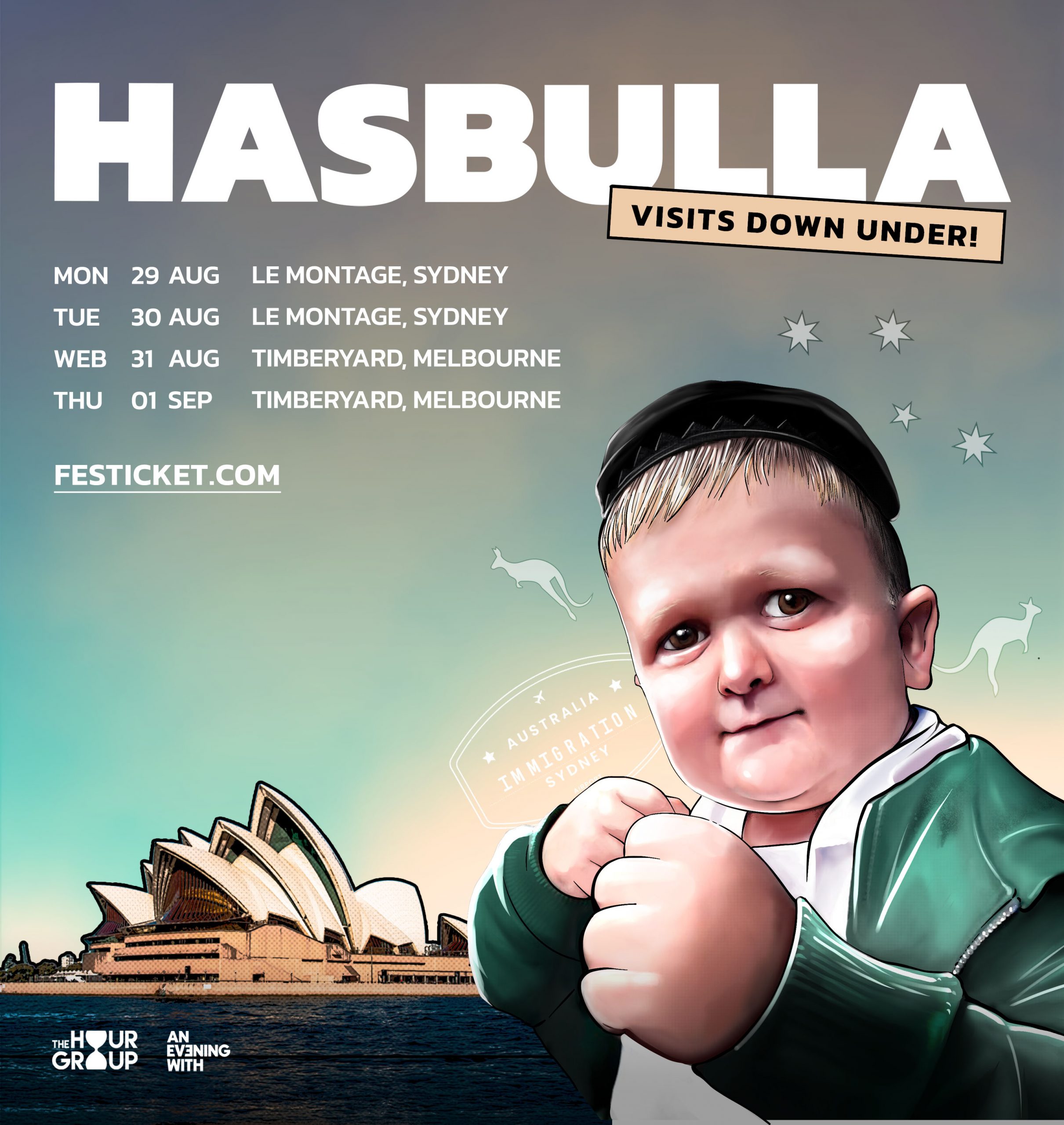 Hasbulla Australia Tour 2022 Hour Group