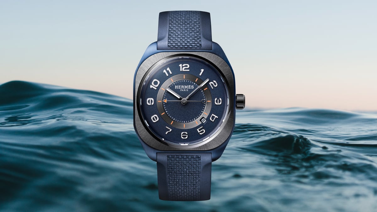 The Hermès H08 Watch Never Looked So Good In Crisp Blue Titanium