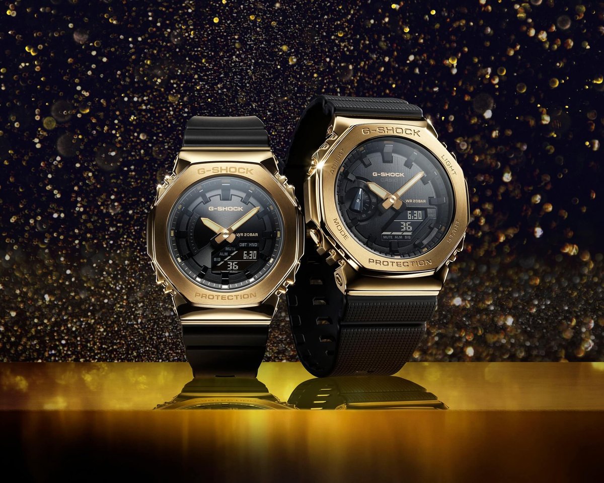 G-Shock CasiOak Proves Black & Gold Never Goes Out Of Style