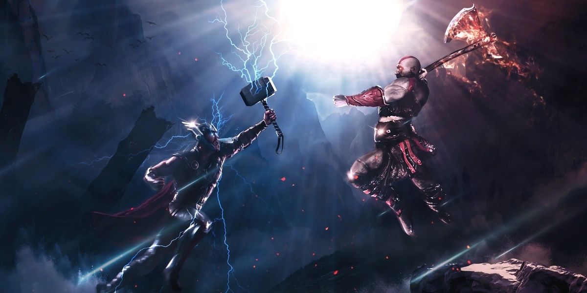 God of war - Kratos takes on Thor