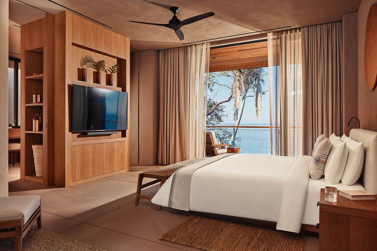 A bedroom at the One&Only Mandarina Signature Villas