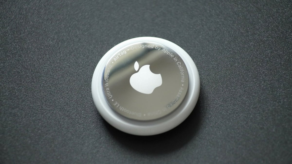An Apple AirTag.